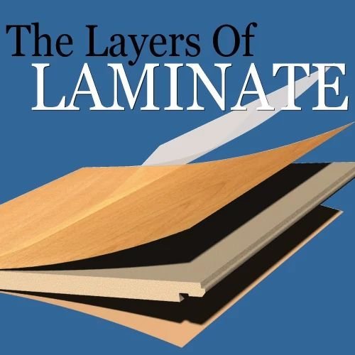 The Layers of Laminate Graphic | Featuring Carpet, Remnants, Hardwood & Laminate Floors, Luxury Vinyl Flooring, Area Rugs, Carpet Runners | 925 Post Road, Fairfield, Connecticut 06824 | A1 Carpet And Floors
